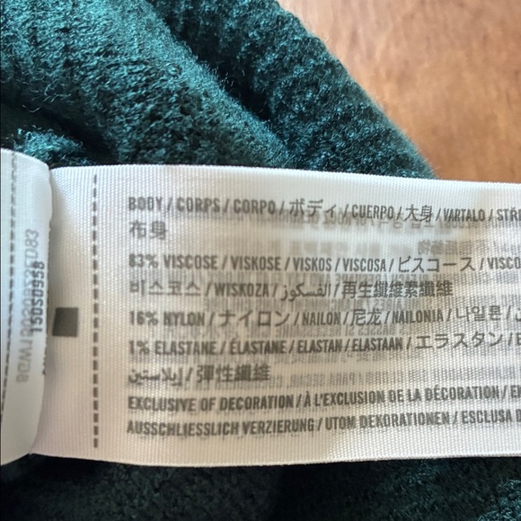 Abercrombie & Fitch Dark Green Ribbed Tank Top - Picture 6 of 7